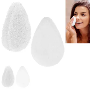 18 Facial Sponge Daily Cleansing Face Gentle Exfoliating Buff Style Pads Scrub