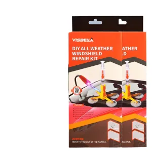 2Pc Car Windshield Repair Kit Diy Scratch Fix