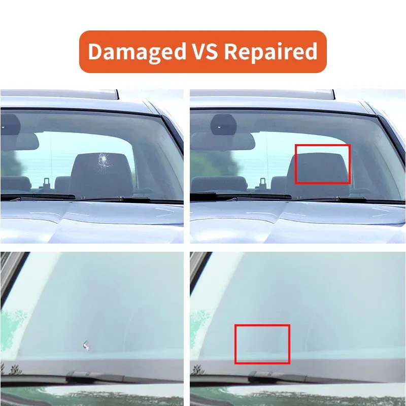 2Pc Car Windshield Repair Kit Diy Scratch Fix