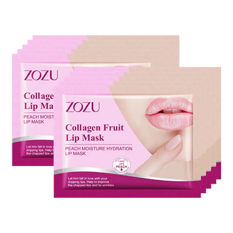 5 / 10 / 15 Piece Hydrating Peach Lip Masks