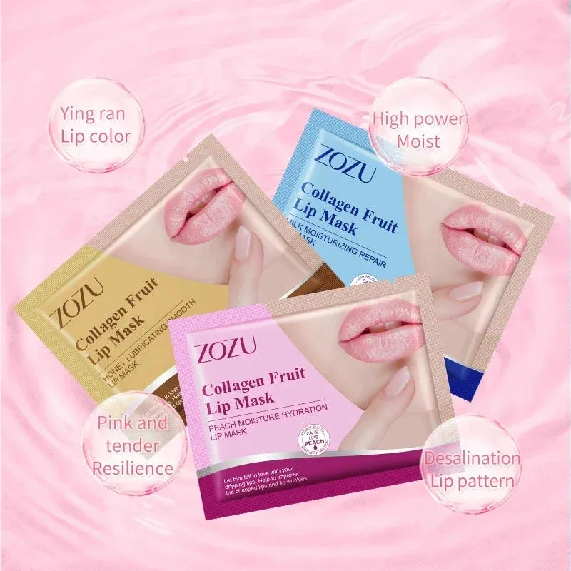 5 / 10 / 15 Piece Hydrating Peach Lip Masks
