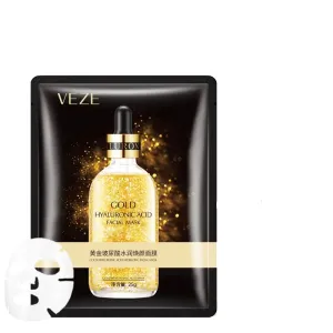 5 / 10 Piece 24K Gold Hyaluronic Acid Face Mask