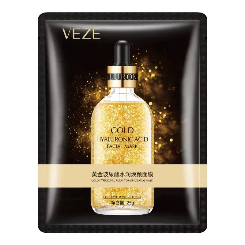 5 / 10 Piece 24K Gold Hyaluronic Acid Face Mask