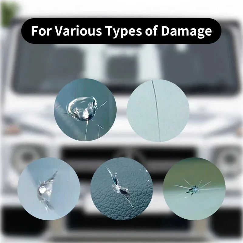 Auto Glass Scratch Repair Kit Quick Fix Resin For Windscreen Cracks