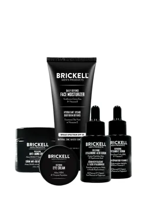 Brickell Men's Complete Defense Anti Aging Routine Scented