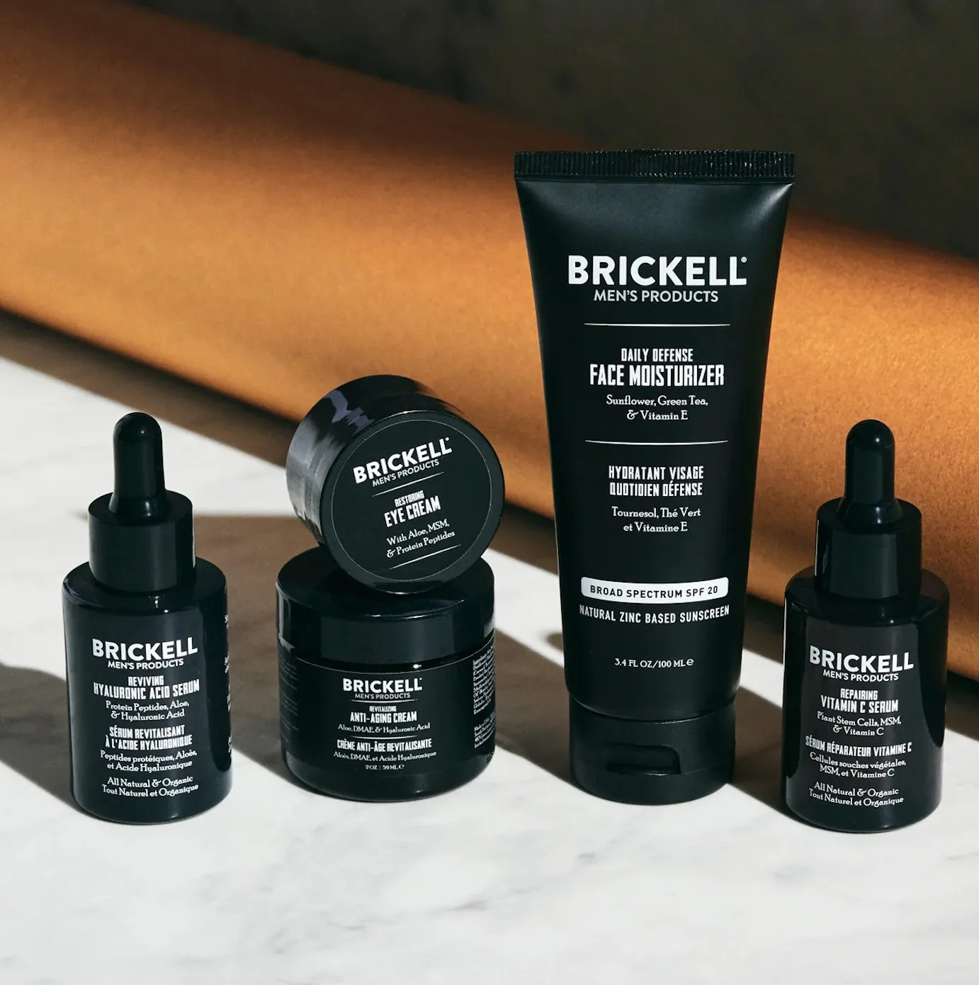 Brickell Men's Complete Defense Anti Aging Routine Scented