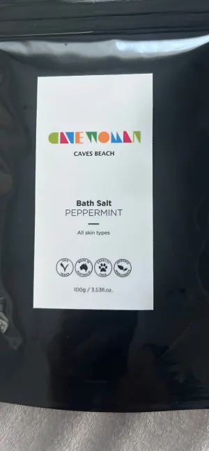 Cave Woman Luxury Bath Salt  Peppermint