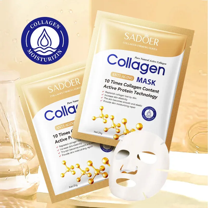 Collagen Face Mask Set Firming Moisturizing Brightening