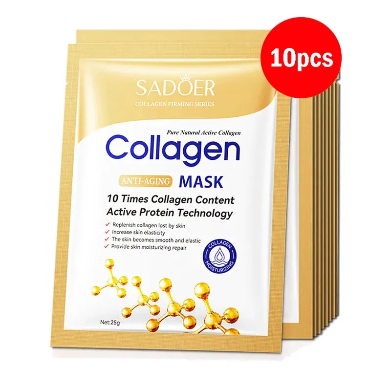 Collagen Face Mask Set Firming Moisturizing Brightening