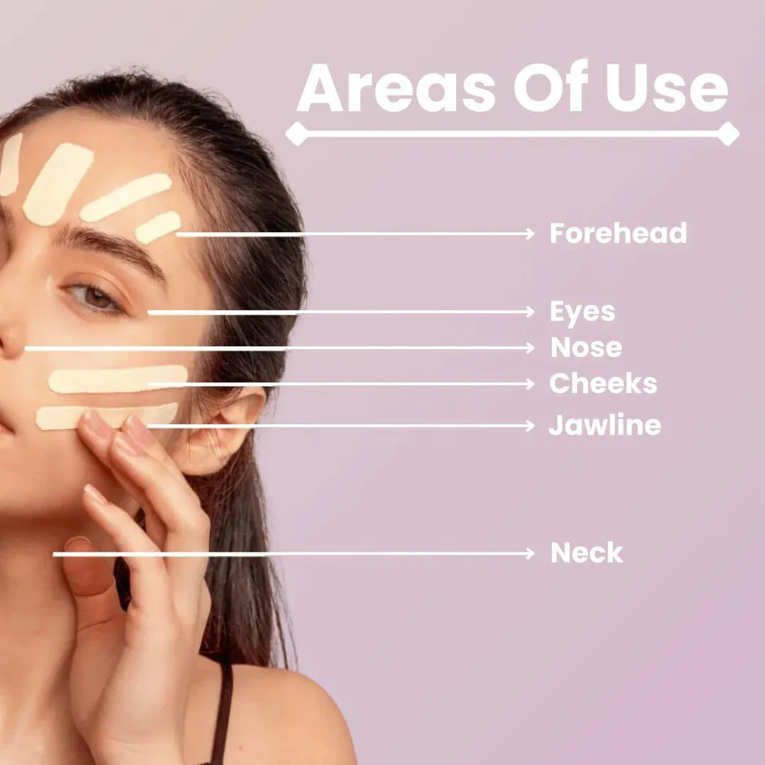 Elev Tapes - Facial Lift Japanese Tapes - Botox Alternative | Anti-Wrinkle