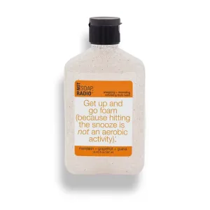 Get Up and Go Foam Exfoliating BODY SCRUB (Mandarin   Grapefruit   Guava)