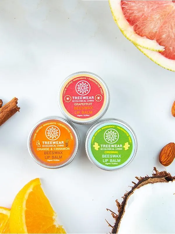 Grape Fruit Beeswax Lip Balm