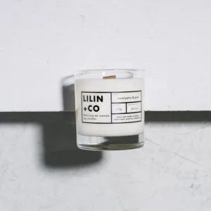 LILIN CO Scented Candle: Eucalyptus & Pine