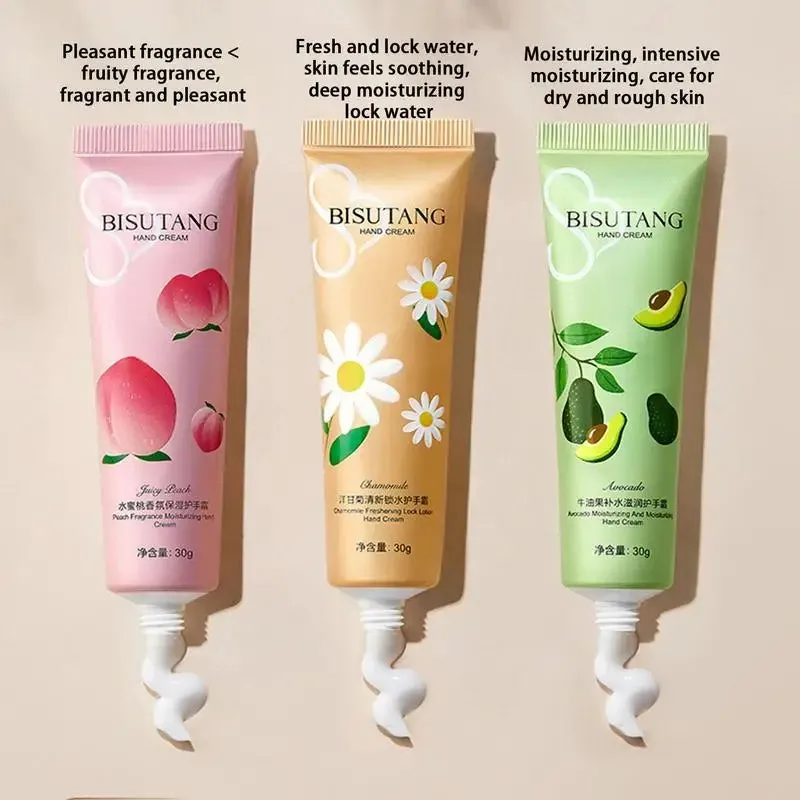Moisturizing Fragranced Hand Cream Dry Skin Moisturizer Chamomile Peach Avocado Hand Cream For Men And Women