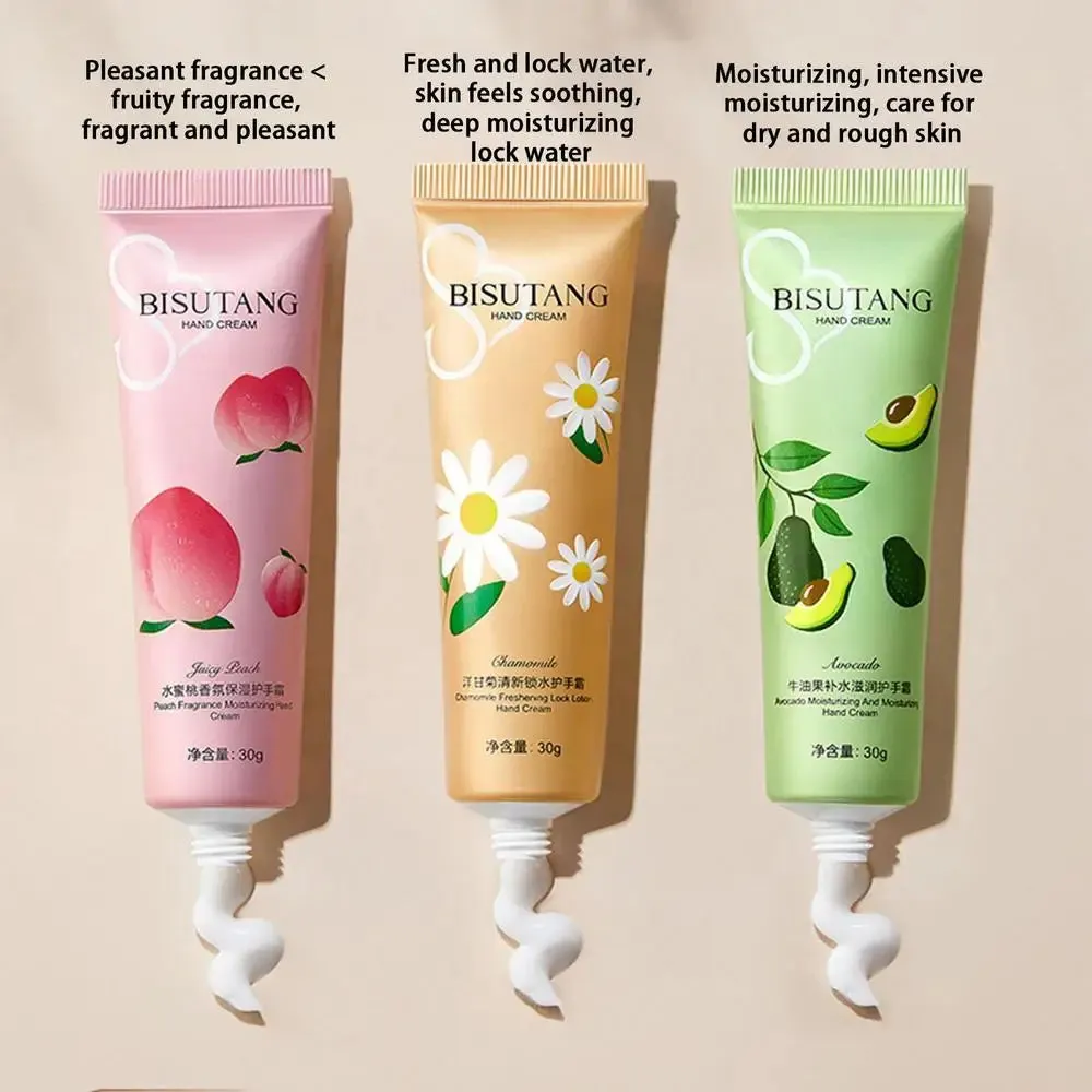Moisturizing Fragranced Hand Cream Dry Skin Moisturizer Chamomile Peach Avocado Hand Cream For Men And Women