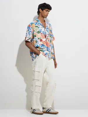 Nuon Multicolour Printed Relaxed-Fit Shirt