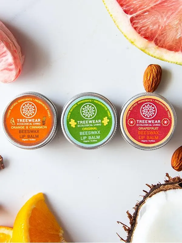 Orange and Cinnamon Beeswax Lip Balm
