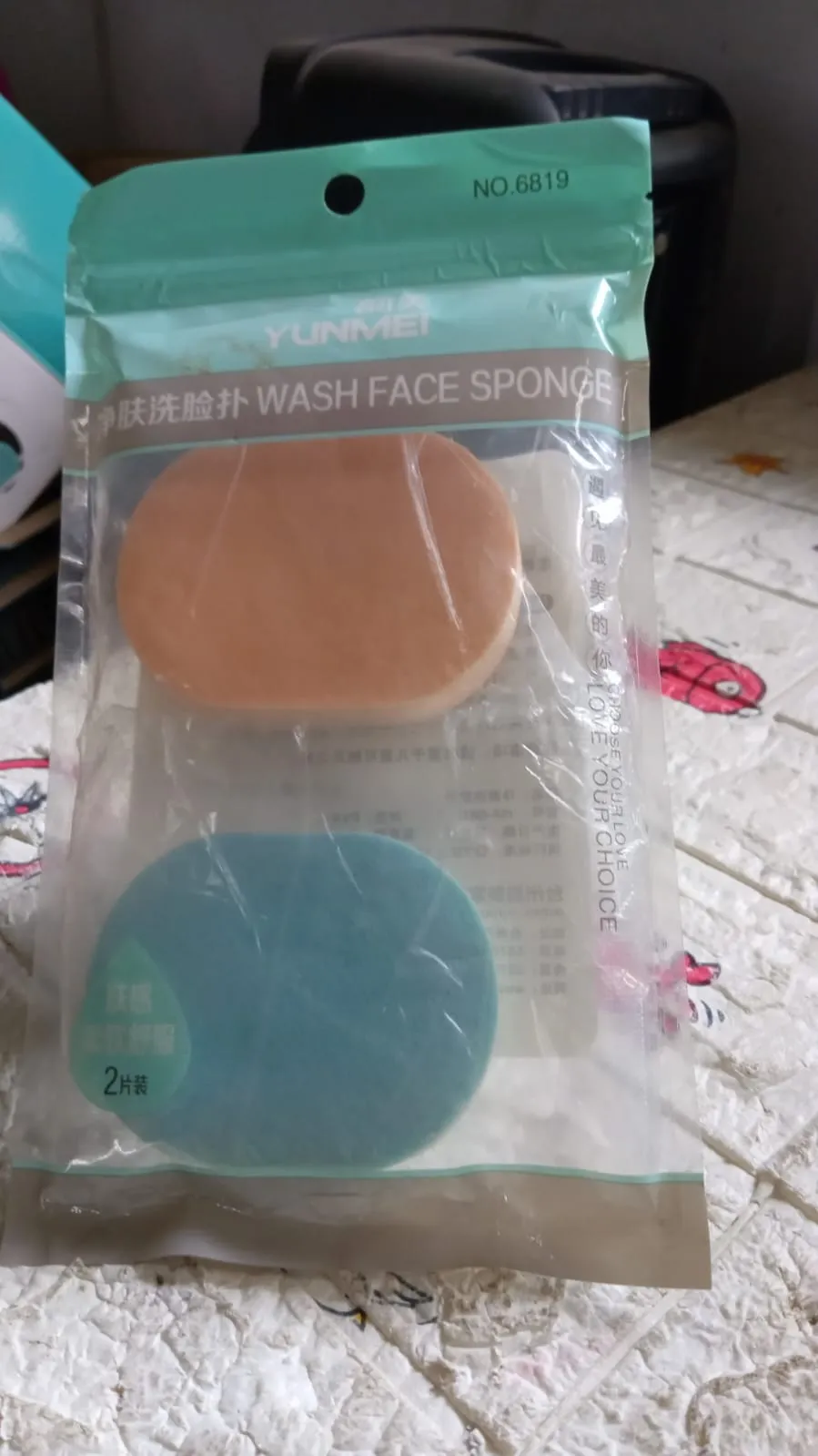 Reusable Facial Sponge for Daily Cleansing and Gentle Exfoliation, Makeup Remover, Face Wash Sponge, Makeup and Dead Skin, Cleansing Sponge for Dry & Wet Use For Womens (2 Pcs Set)